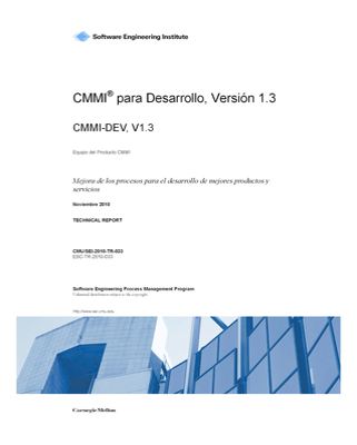 LIBRO PDF CMMI PARA DESARROLLO V1.3 ESPAÑOL